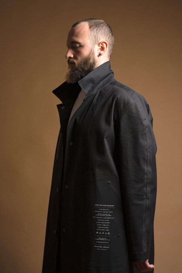 Rainford-Apparel-Black-Reinford-Raincoat-Inside-View