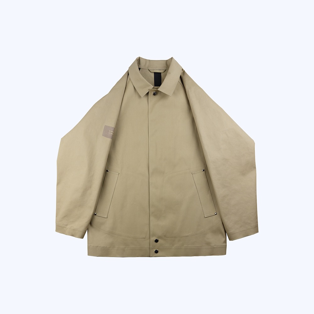 Front-View-Of-Caramac-Waterproof-Raincoat-By-Rainford-Apparel