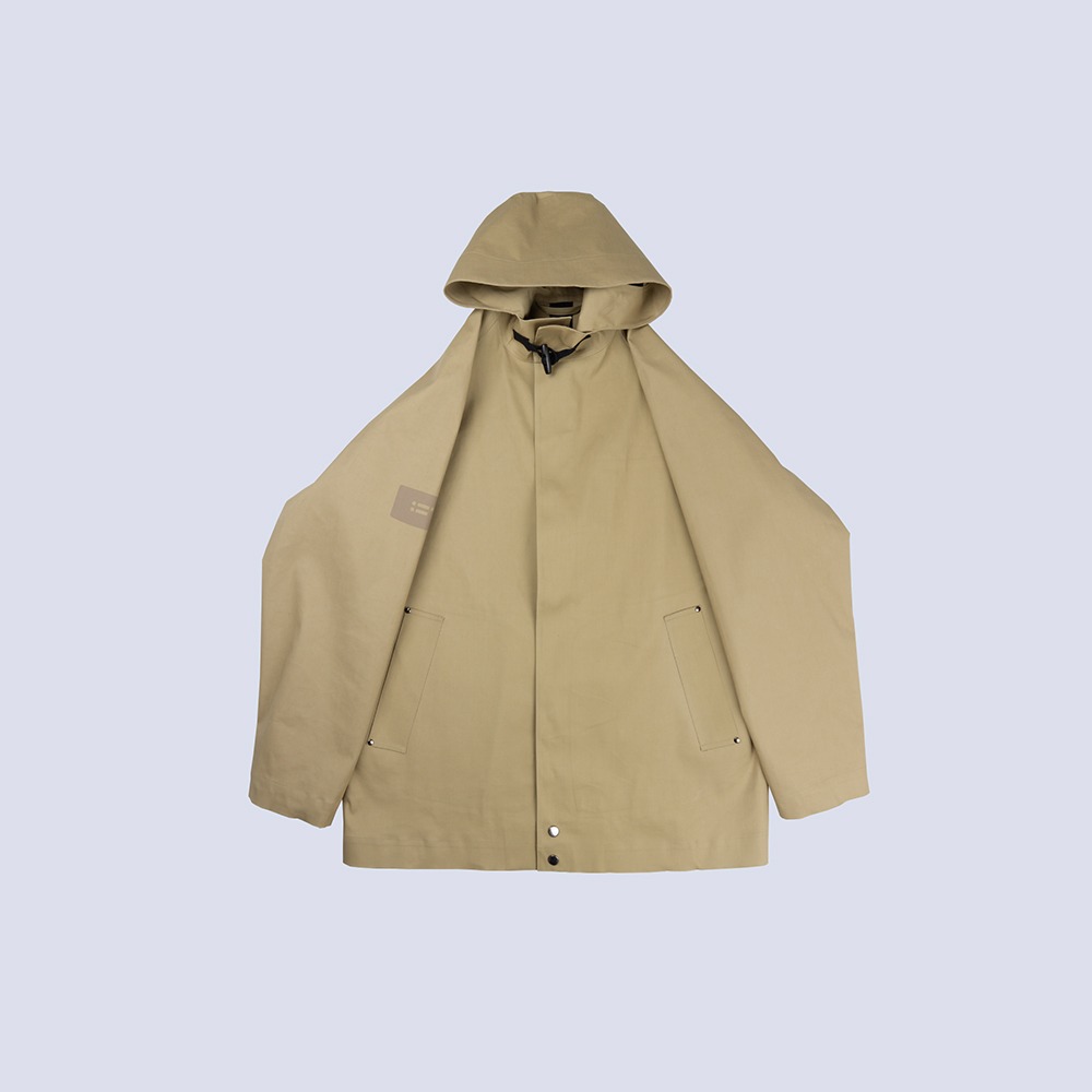 Front-View-Of-Caramac-Waterproof-Rain-Anorak-By-Rainford-Apparel